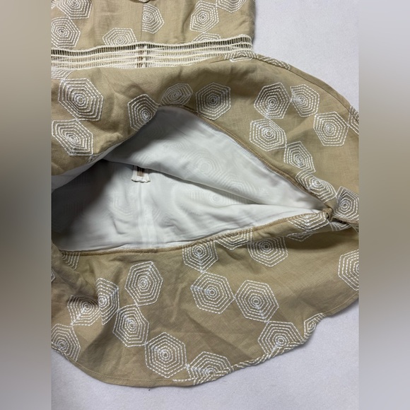 Alexis Marilia Embroidered Mini Dress tan - Picture 8 of 14